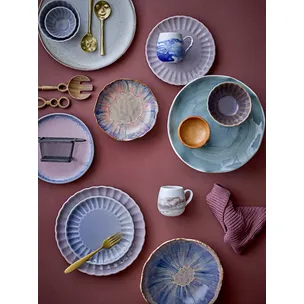Talerz ceramiczny PAULA 20 - różowy