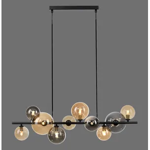 Lampa wisząca POPSICLE 2583-18 - czarny/bursztyn