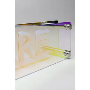 Lampa stołowa LED FONT Kare - czerwony