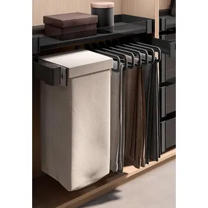 CONERO Set - organizer do garderoby/ 960-1020 mm/ czarny PEKA
