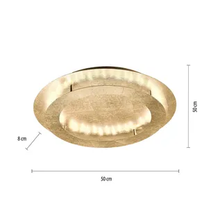 Lampa sufitowa NEVIS 9621-12 - złoty
