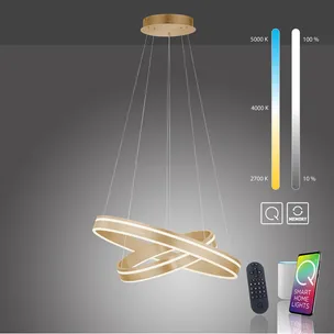 Lampa wisząca Q-VITO 8420-60 - matowy mosiądz