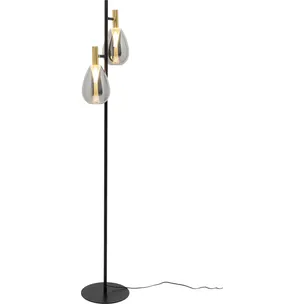 Lampa podłogowa FARI - szary/czarny