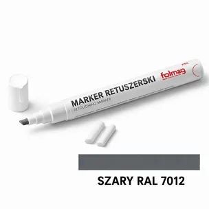 Pisak marker retuszerski do naprawy mebli RAL 7012 Szary bazaltowy 12 ml Folmag