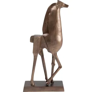 Figurka dekoracyjna ABSTRACT HORSE 53 cm - brązowy