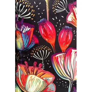 Poduszka dekoracyjna JUNGLE FLOWERS 45x45 - wielokolorowy