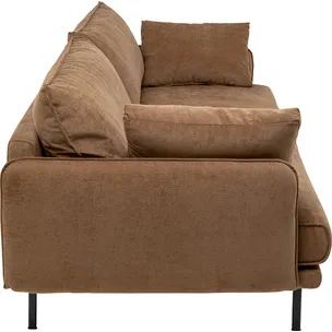 Sofa 3-osobowa EDNA - brązowy