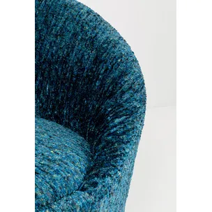 Sofa welurowa NIGHT FEVER - niebieski