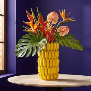 Wazon BANANA 56 cm - żółty