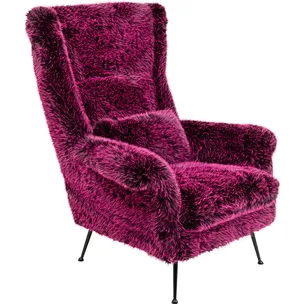 Fotel z wysokim oparciem VEGAS FOREVER Purple - fioletowy