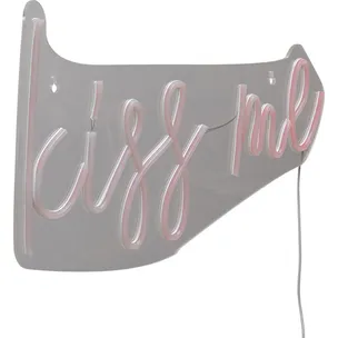 Lampa ścienna KISS ME - czerwony