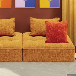 Sofa modułowa PORTOFINO - pomarańczowy