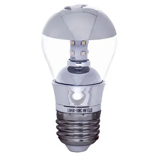 Żarówka MIRROR LED     Wymiary: - średnica: 5 cm - wysokość: 10 cm   Źródło światła: LED E27 4 W / 320 lm / 3000 K  Barwa światła: ciepła  ...
