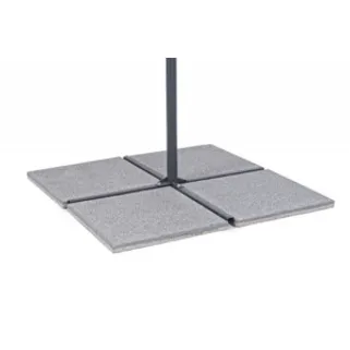 Podstawa GREY to solidny cementowy produkt, którego górna warstwa została wykonana ze żwirowej mieszanki kwarców i porfiru. Wymiary podstawy: 50x50 cm,...
