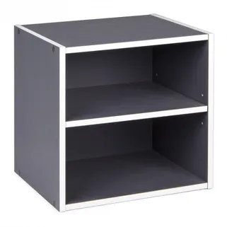 Moduł CUBE z półką w kolorze szarym jest częścią nowoczesnego regału modułowego do salonu, sypialni, pokoju młodzieżowego i dziecięcego. Jest...
