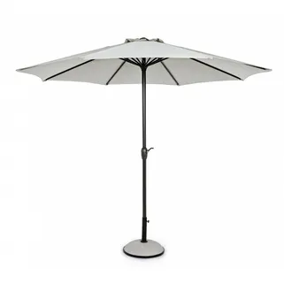 Parasol Kalife Natural posiada aluminiowy drążek o średnicy ø46/48mm, pokryty poliestrem. Parasol posiada 8 żeber stalowych o wymiarze 12×18 mm oraz...