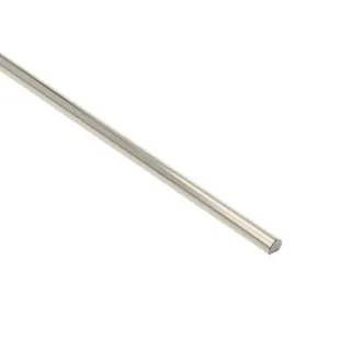 Pręt jednostronnie walcowany do zamka baskwilowego Siso X-922 - niklowany / dł. 100 cm  Wykonanie: niklowany   Materiał: stal   Długość: 100 cm...