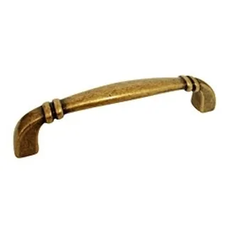 Uchwyt ARDEA 15063 - stary mosiądz / rozstaw 128 mm    Wymiary: - długość całkowita: 142 mm - rozstaw otworów: 128 mm   Materiał: metal (stop cynku i...
