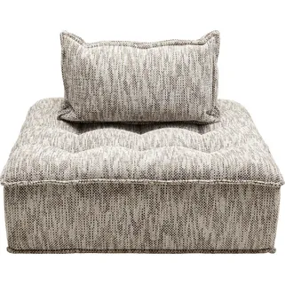 Element sofy modułowej PORTOFINO - szary Wymiary: - szerokość:106 cm - głębokość: 106 cm - wysokość: 75 cm - wysokość siedziska: 38 cm - poduszka: 70...