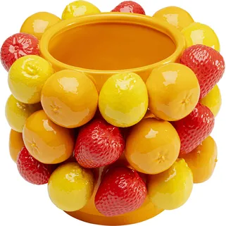 Wazon FRUIT PARADE 20 cm- wielokolorowy Wymiary: - średnica: 24 cm - wysokość: 20 cm Materiał: porcelana Informacje dodatkowe: - waga: 3,4 kg - produkt...