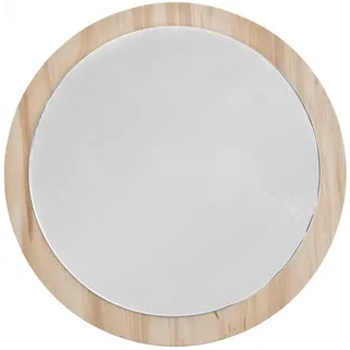 Wymiary: - średnica: 18 cm Materiał: - drewno sosnowe - szkło