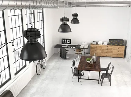 Lampy industrialne w mieszkaniu