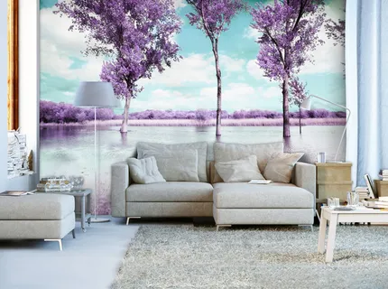 Salon w fioletach – 5 inspiracji