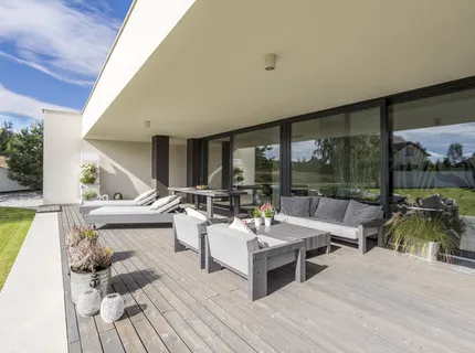 Nowoczesny taras - aranżacje