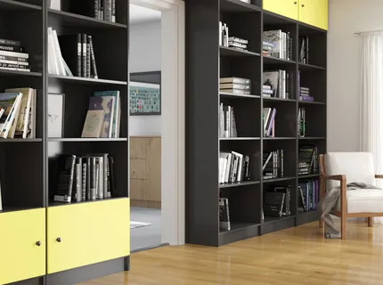 Funkcjonalne regały biblioteczne na co dzień