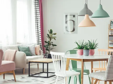 Pastelowy salon - delikatność i subtelność