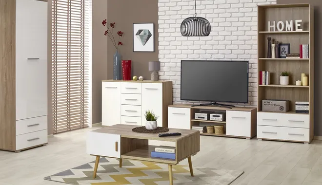 Meble z Funkcją Przechowywania w Salonie