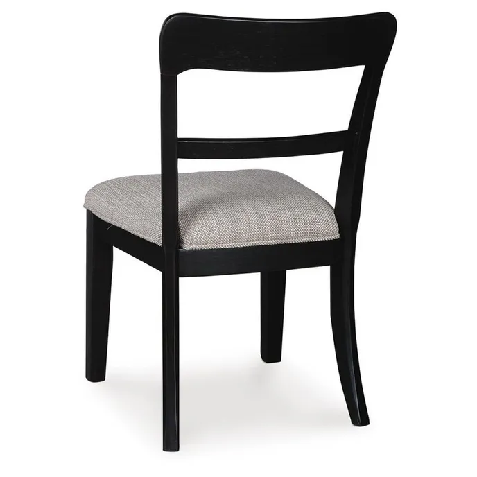 Krzesło tapicerowane CHADWORTH D824-01 - czarny