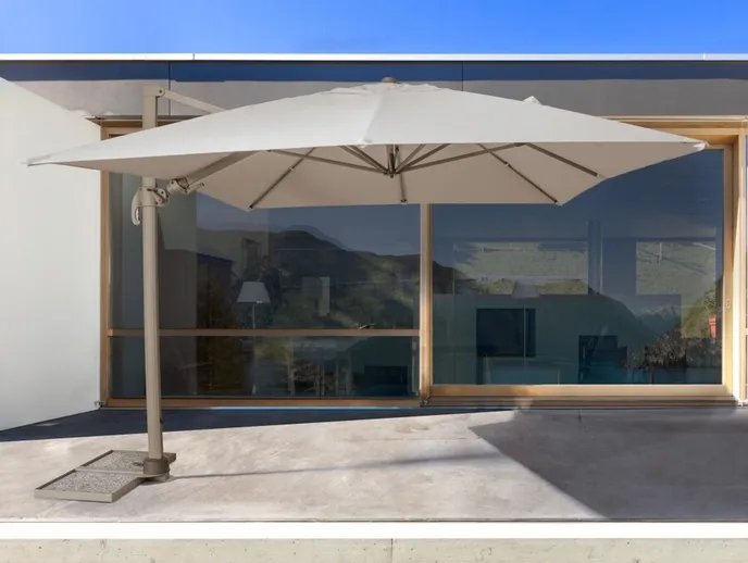 Parasol ogrodowy SARAGOZZA 4x3 - beżowy