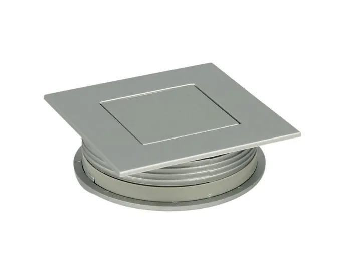 Uchwyt wpuszczany KUNSTSTOFF 01031 - aluminium / 60 mm