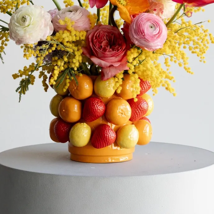 Wazon FRUIT PARADE 20 cm - wielokolorowy