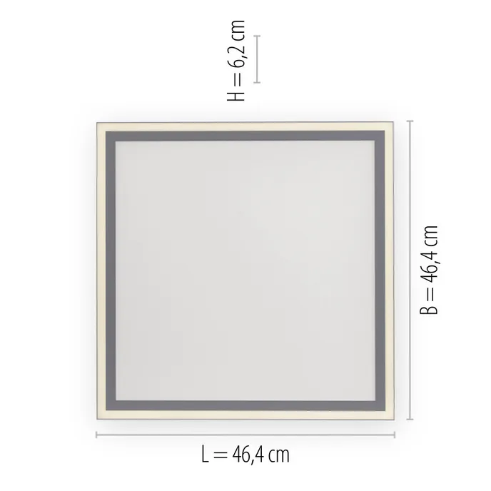 Lampa sufitowa EDGING 14851-16 - biały