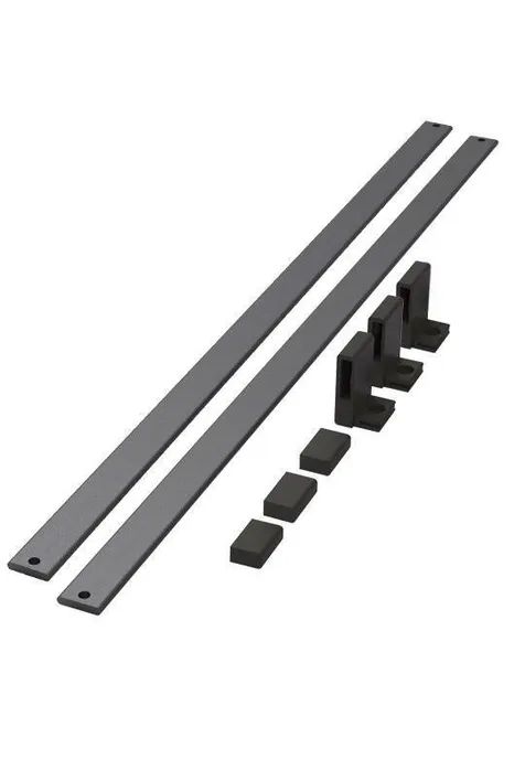 CONERO - barierka do półek na buty/ dł. 1114 mm/ czarny PEKA