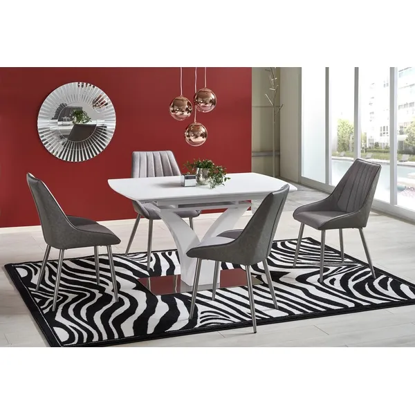Stół rozkładany PALERMO 140x80 - biały