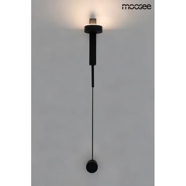 Lampa ścienna CLARID BLACK - czarny