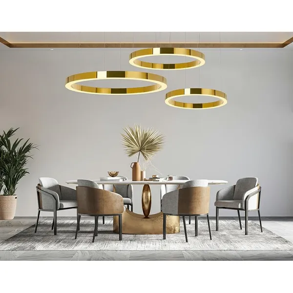 MOOSEE Lampa wisząca RING LUXURY 110 - złoty