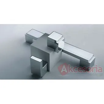 Uchwyt Aluminiowy US48 Czarny Połysk Rozstaw 128mm(W)