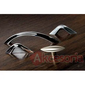 Uchwyt ZnAl US14 Nikiel Satynowy Rozstaw 96mm