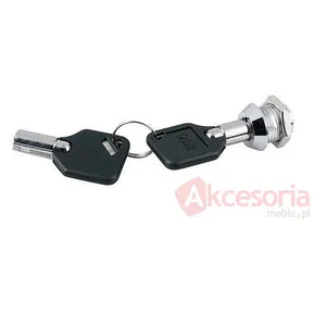 Zamek do szklanych drzwi Siso MINI - chrom / fi 12 mm