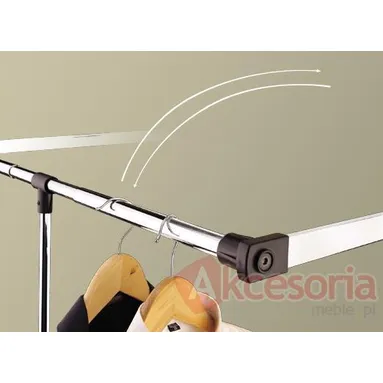 Pantograf aluminiowy Valcomp - srebrny / 60-83 cm