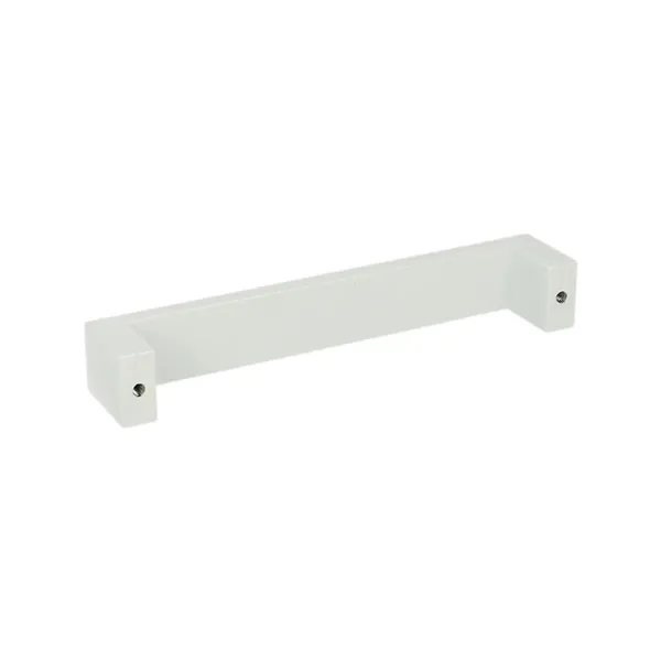 Uchwyt aluminiowy UA59 - biały połysk / rozstaw 128 mm