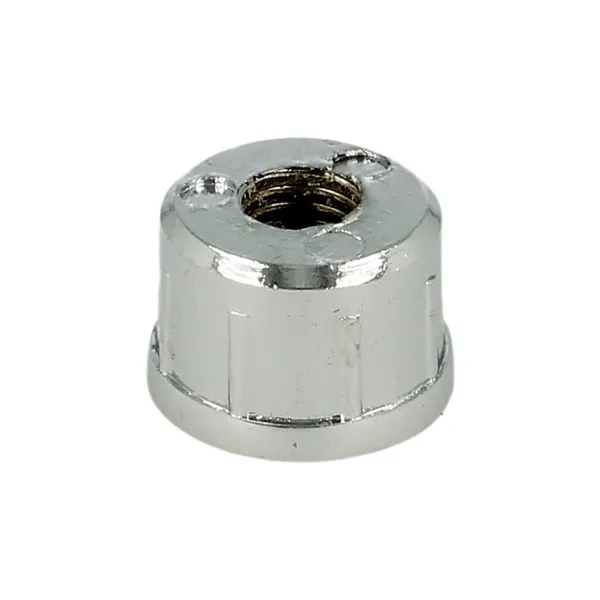 Stopka do rury fi25 z gwintem M10 (305) znal chrom