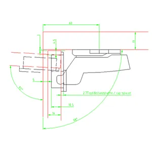 Adapter do zmniejszenia nawiercenia pod puszkę