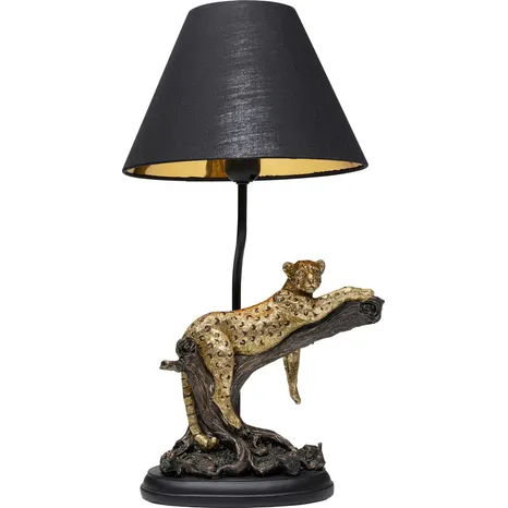 Lampa stołowa RELAX GEOPARD - czarny/złoty