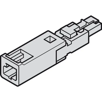Adapter, do podłączania odbiorników Häfele Loox5 do zasilacza Häfele Loox 24 V