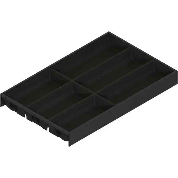 Wkład na sztućce AMBIA-LINE do Legrabox i Merivobox - czarny / 30x50 cm